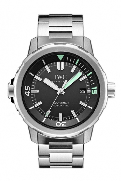 IWC Aquatimer Black Dial Stainless Steel 42mm Men's Watch IW329002