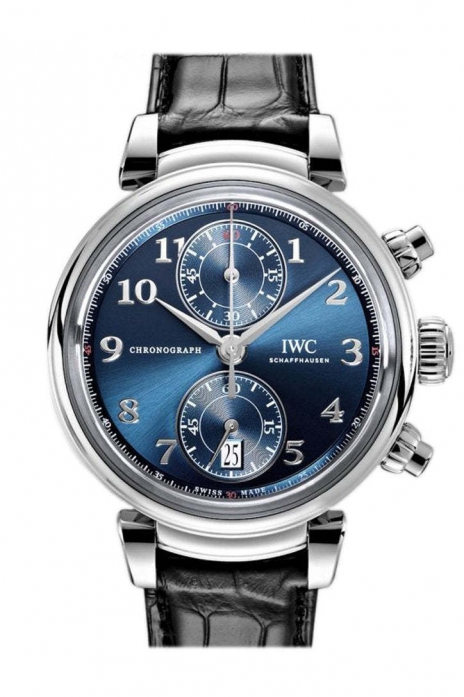 IWC Da Vinci Blue Dial Automatic Chronograph 42mm Men's Watch IW393402