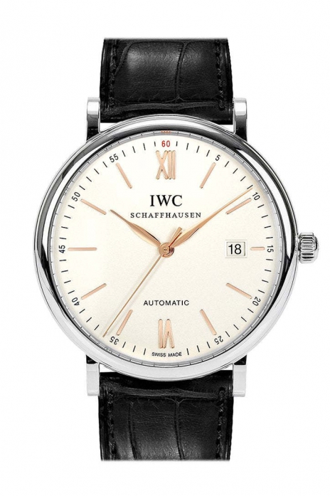 IWC Portofino Automatic Silver-plated Dial Men's Watch IW356517