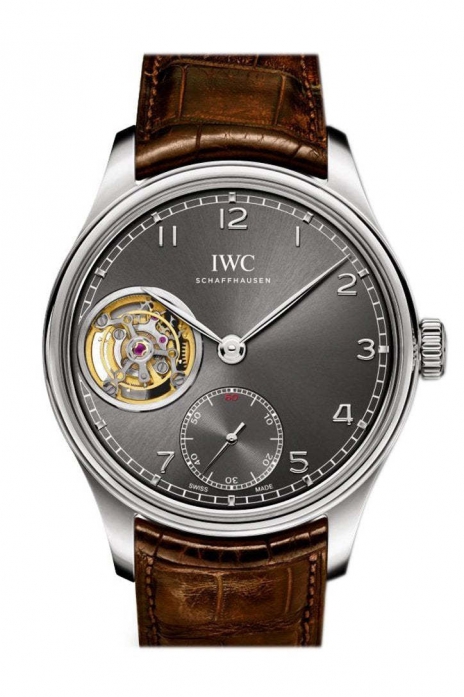 IWC Portuguese Tourbillon Hand Wound White Gold Men's Watch IW546301