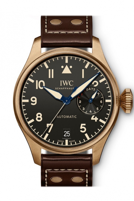 IWC Big Pilot's Heritage Black Dial Brown Leather Men's Watch IW501005