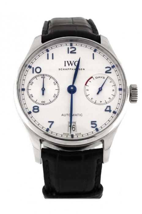 IWC Portugieser Automatic Silver Dial Men's Watch IW500705