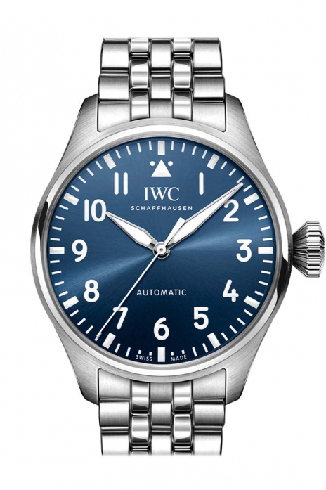 IWC Big Pilot On Bracelet Blue Dial Watch IW329304