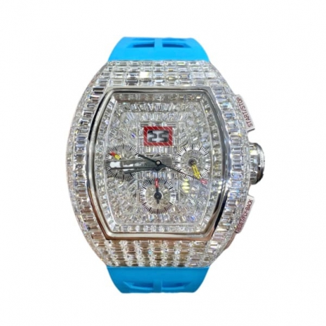 Custom Made Richard Mille Blue Rubber RM-1102 3, 65ct