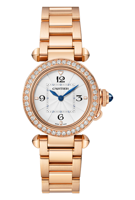 Cartier Pasha 30 mm Rose Gold & Diamonds Lady’s Watch, WJPA0018