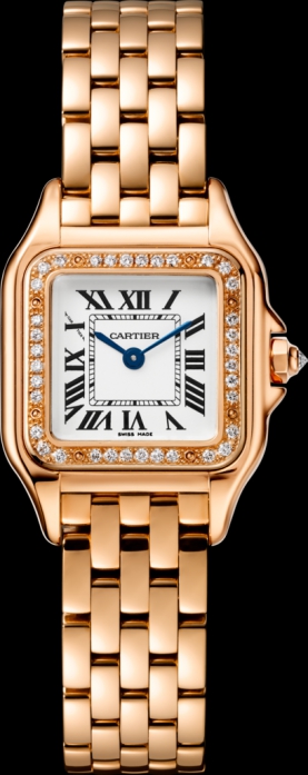 Cartier Panthère 18K Pink Gold & Diamonds Ladies Watch, WJPN0008