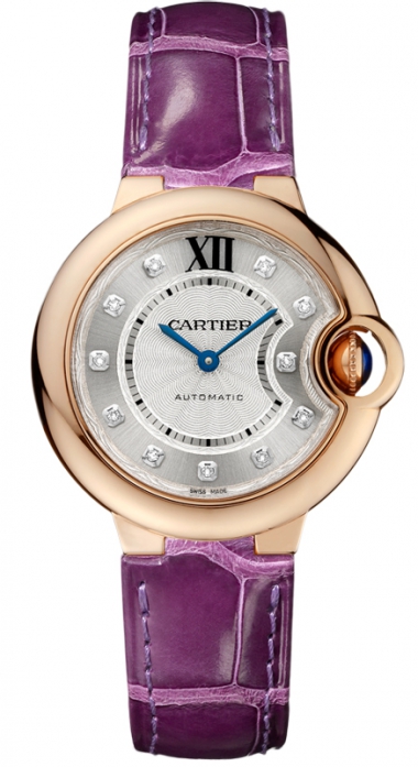 Cartier Ballon Bleu 33 mm Rose Gold & Diamonds Lady’s Watch, WE902040