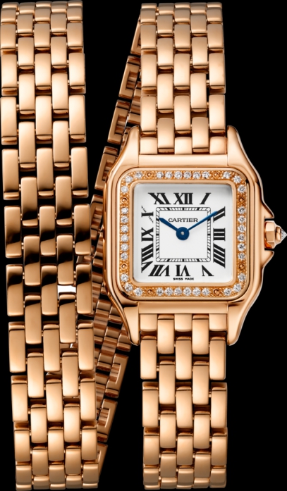 Cartier Panthère 18K Pink Gold & Diamonds Ladies Watch, WJPN0014