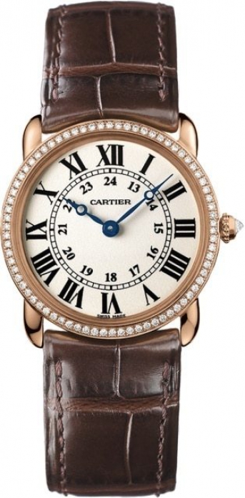 Cartier Ronde Louis 18K Pink Gold & Diamonds Lady’s Watch, WR000351