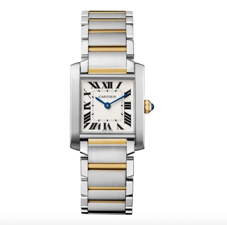 Cartier Tank Francaise Stainless Steel & Yellow Gold Lady’s Watch, W2TA0003