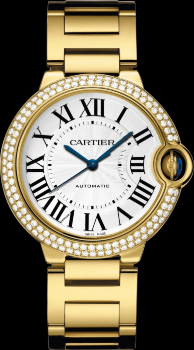 Cartier Ballon Bleu 18K Yellow Gold & Diamonds Lady’s Watch, WJBB0007