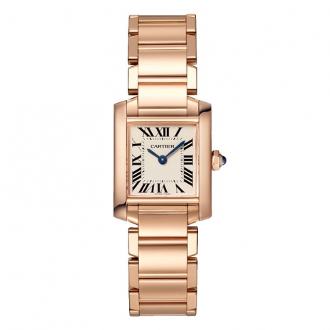 Cartier Tank Francaise Small Model 18K Rose Gold Lady’s Watch, WGTA0029