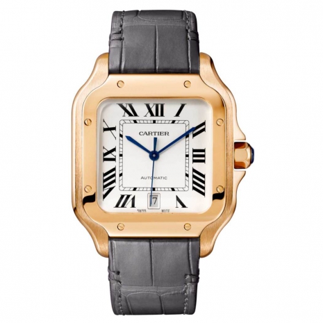 Cartier Santos 18K Rose Gold Men’s Watch, WGSA0019