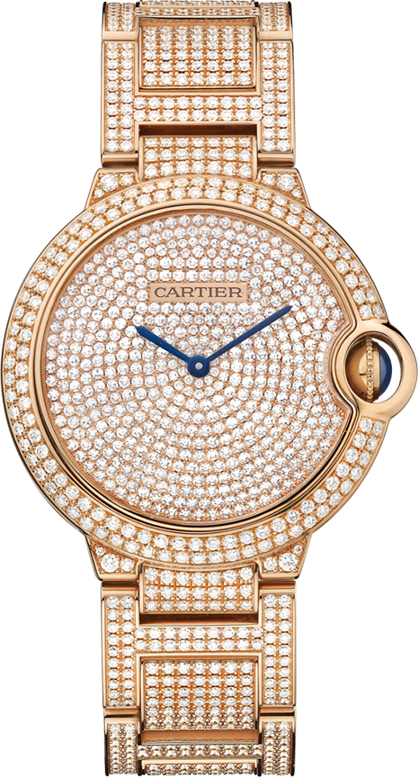 Cartier Ballon Bleu 18K Rose Gold & Diamonds Lady’s Watch, HPI00489