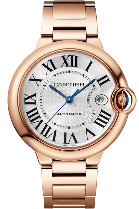 Cartier Ballon Bleu 18K Rose Gold Men’s Watch, WGBB0039