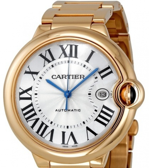 Cartier Ballon Bleu 42 mm 18K Rose Gold Men’s Watch, WGBB0044