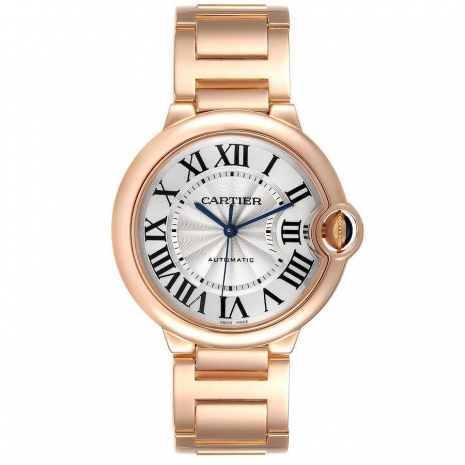 Cartier Ballon Bleu 36mm 18K Rose Gold Men’s Watch, WGBB0043