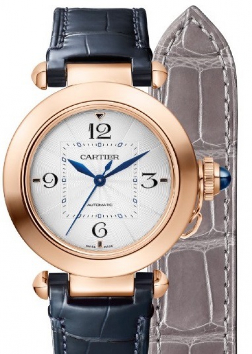 Cartier Pasha 35 mm Rose Gold Unisex Watch, WGPA0014