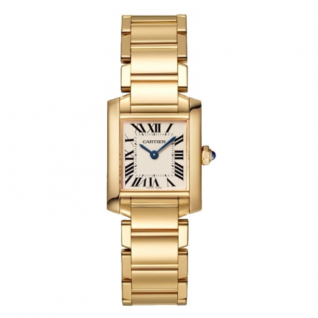 Cartier Tank Francaise Small Model 18K Yellow Gold Lady’s Watch, WGTA0031