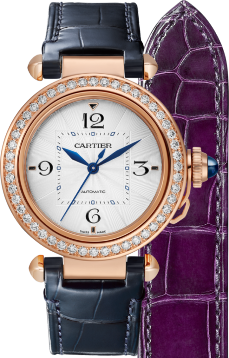 Cartier Pasha 35 mm Rose Gold & Diamonds Lady’s Watch, WJPA0012