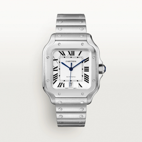 Cartier Santos Stainless Steel Men’s Watch, WSSA0018