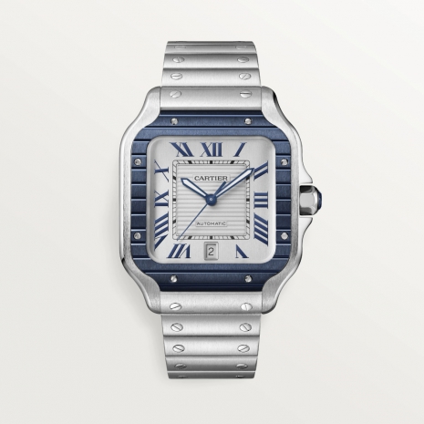 Cartier Santos Stainless Steel & PVD Men’s Watch, WSSA0047