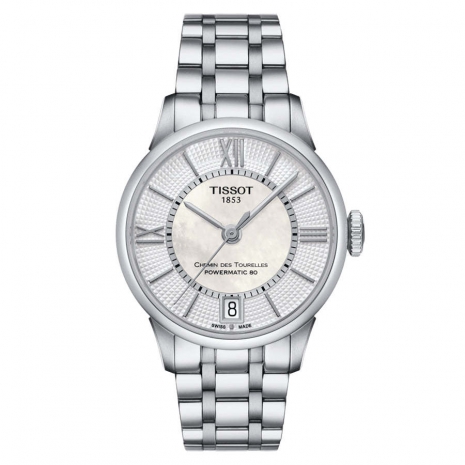 TISSOT WATCH CHEMIN DES TOURELLES POWERMATIC 80 LADY T0992071111800