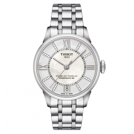 TISSOT WATCH CHEMIN DES TOURELLES POWERMATIC 80 LADY T0992071111600