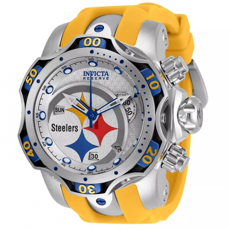 Pittsburgh Steelers Swiss Quartz Chronograph Watch