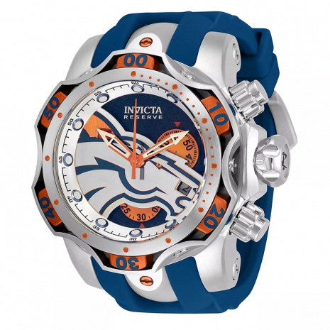 Denver Broncos Swiss Quartz Chronograph Watch