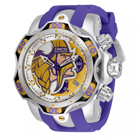 Minnesota Vikings Swiss Quartz Chronograph Watch