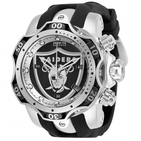 Las Vegas Raiders Swiss Quartz Chronograph Watch