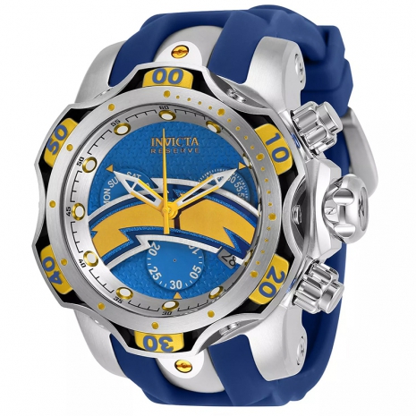 Los Angeles Chargers Swiss Quartz Chronograph Watch