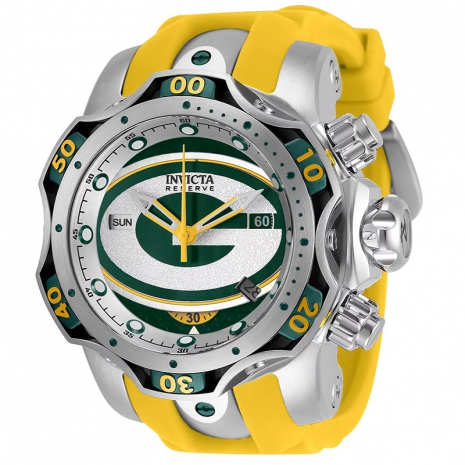 Green Bay Packers Swiss Quartz Chronograph Watch