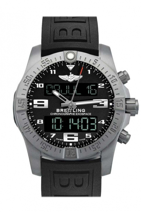 Breitling B55 Bluetooth Connected Chronograph in Titanium Volcano Black Dial EB5510H1 BE79