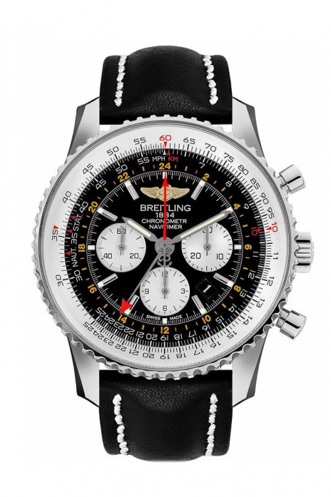 Breitling Navitimer GMT Men'w Watch AB044121-BD24