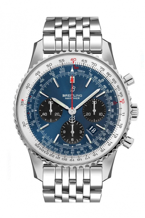 BREITLING Navitimer 1 Chronograph Automatic Chronometer Blue Dial Men's Watch AB0121211 C1A1