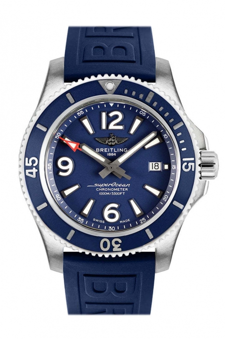 Breitling Superocean 44 Blue Rubber A17367D81 C1S1