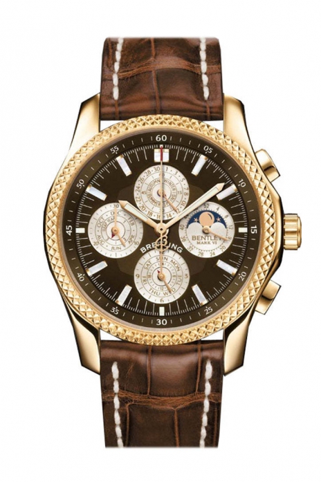 Breitling Bentley RG Perpetual 42mm Chrono Brown Croc H2936312 Q539