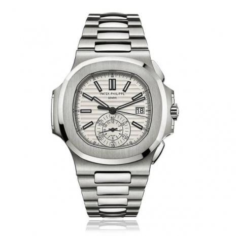 Patek Philippe Nautilus Silver Dial Men's Watch 5980/1A-019