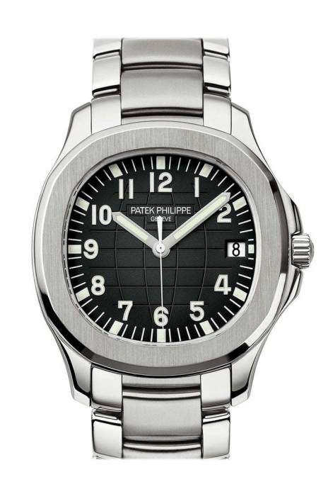 Patek Philippe Aquanaut Black Dial Stainless Steel Automatic Men's Watch 5167-1A 5167/1A