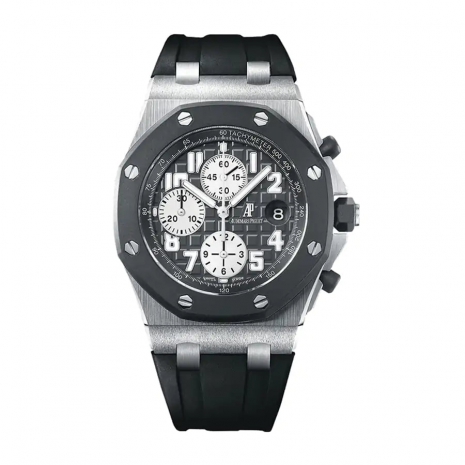 Audemars Piguet Royal Oak Offshore 42mm SS Rubber Clad Chronograph Watch