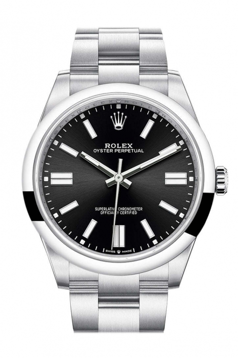 Oyster Perpetual 41 Black Dial Oyster Bracelet Watch 124300