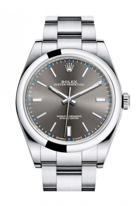 OYSTER PERPETUAL 39 Rhodium Dial Men's Watch 114300