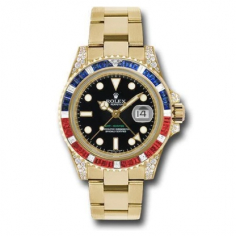 GMT Master 2 Golden Rainbow Diamond 40mm