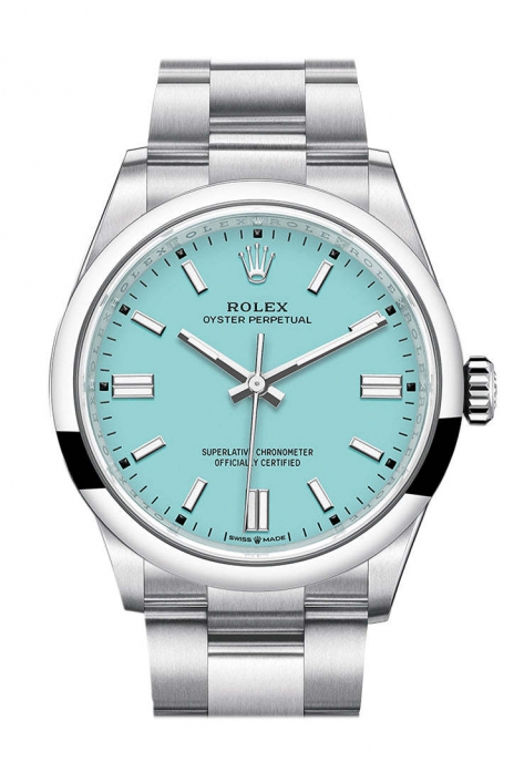 Oyster Perpetual 36 Turquoise Dial Oyster Bracelet Watch 126000