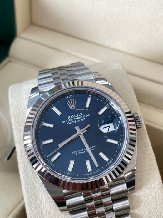 Datejust 41mm 126334 Blue Index Jubilee 2021