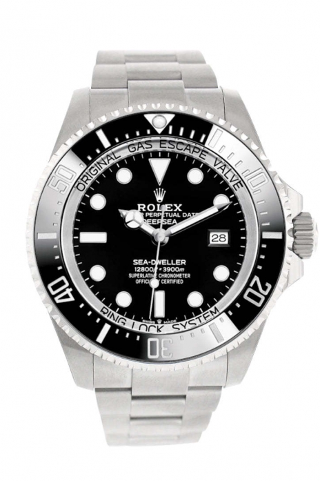 Sea-Dweller Deepsea 44 Black Dial Automatic Men's Stainless Steel Oyster Watch 126660